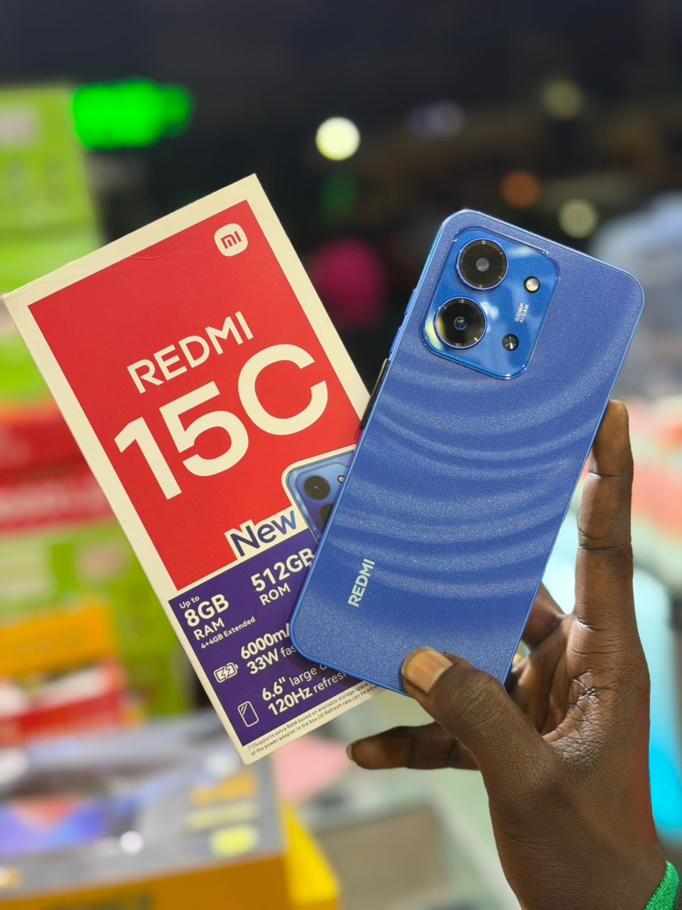Redmi 15C - 256Go ROM, 8Go RAM - Neuf